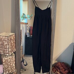 Urban Outfitters Black Strappy Jumpsuit